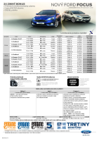 Ford Focus 2015 cennik 